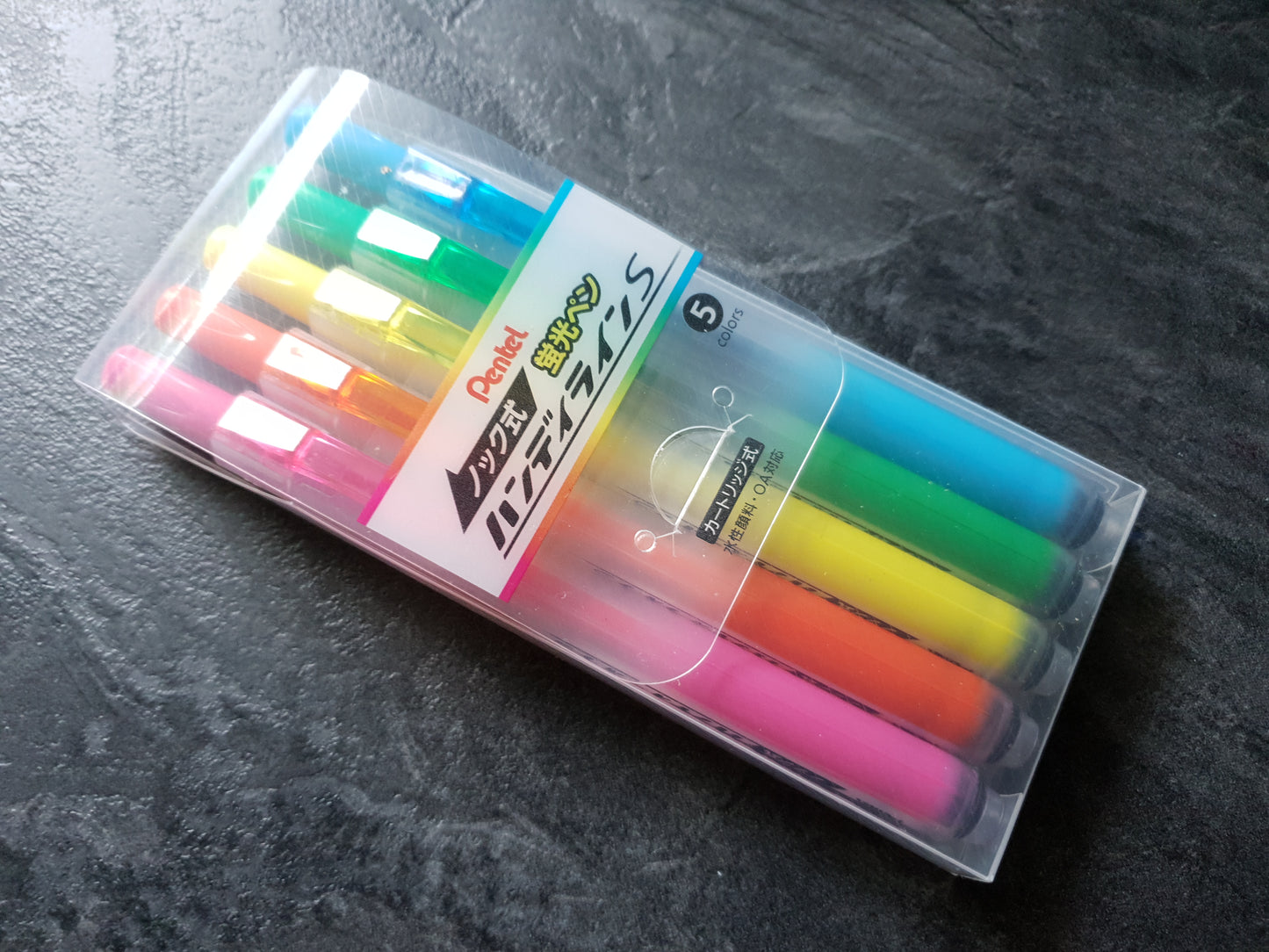 Einziehbare Textmarker von Pentel