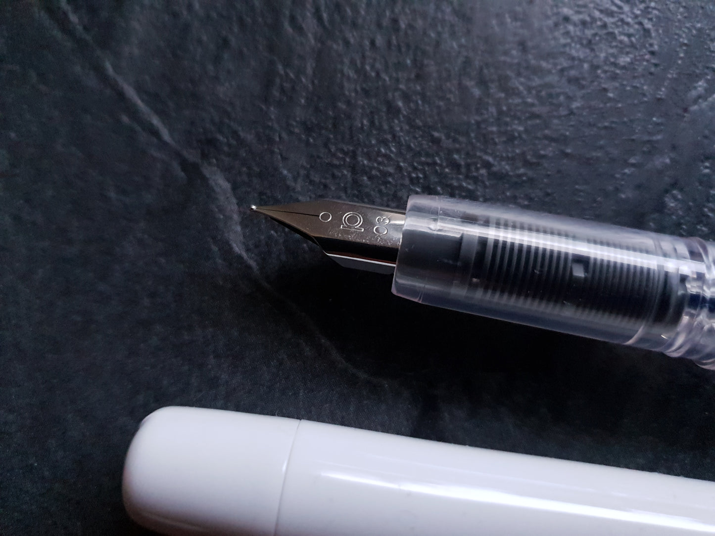 Kokuyo X Platinum Preppy, Perpanep Füller, Feder F (0.3mm Spitze), weiß