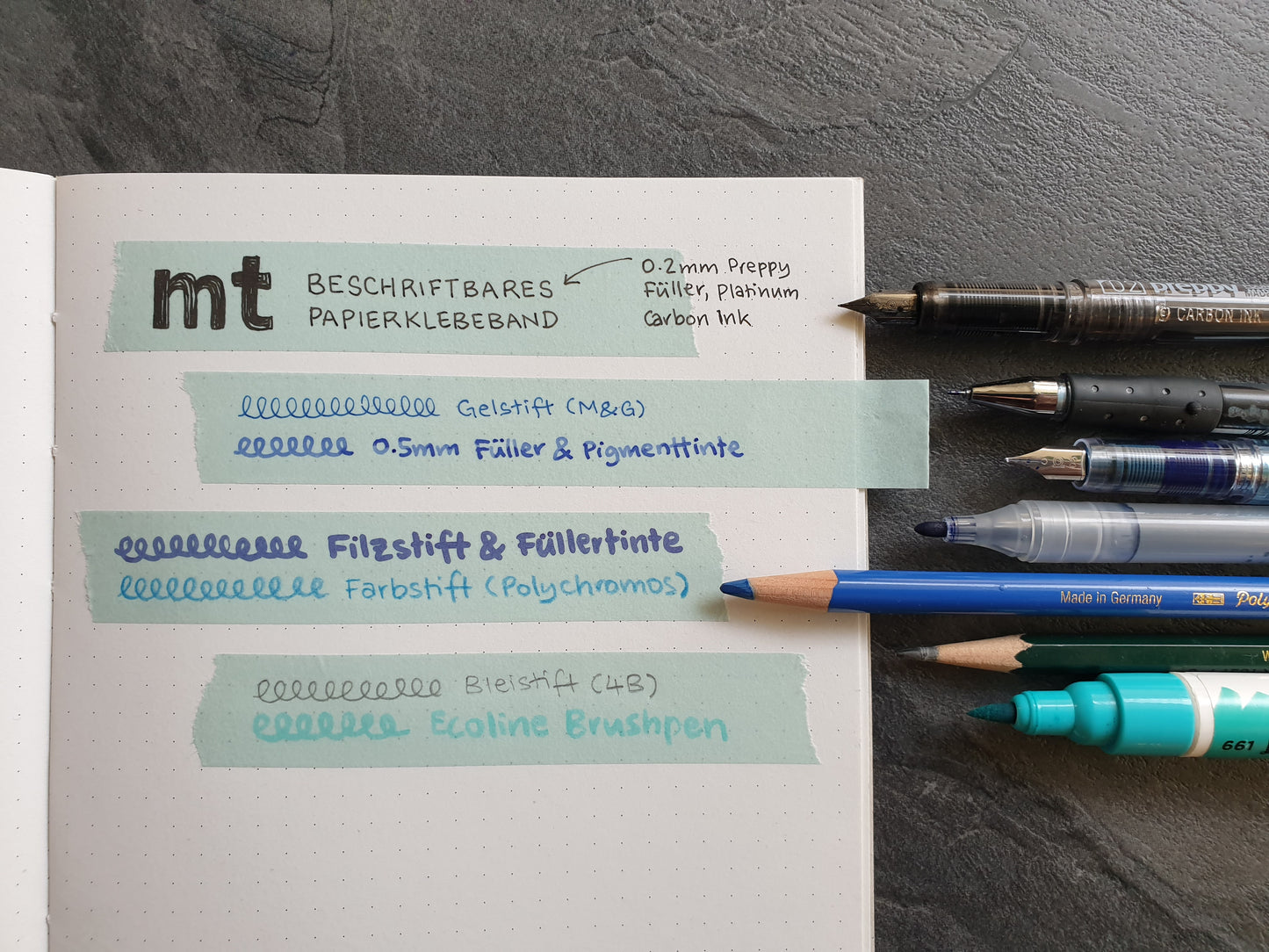 mt Beschriftbares Washi Tape, 20mm x 7 m