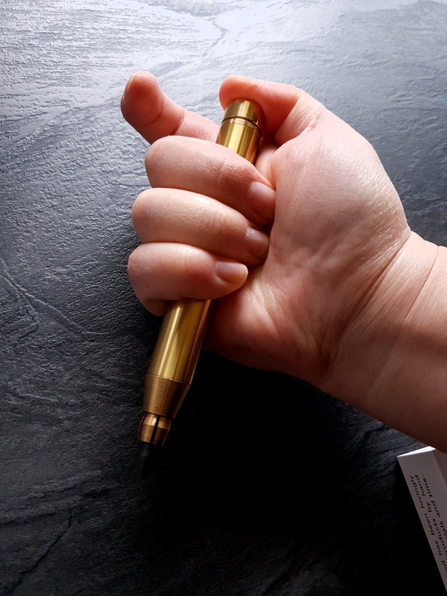 e+m GRAPHIC METAL Fallminenstift 5,5mm; Messing raw