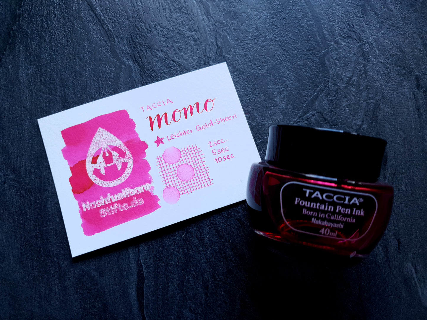 Taccia Füllhaltertinte "Momo" (pink), 40ml