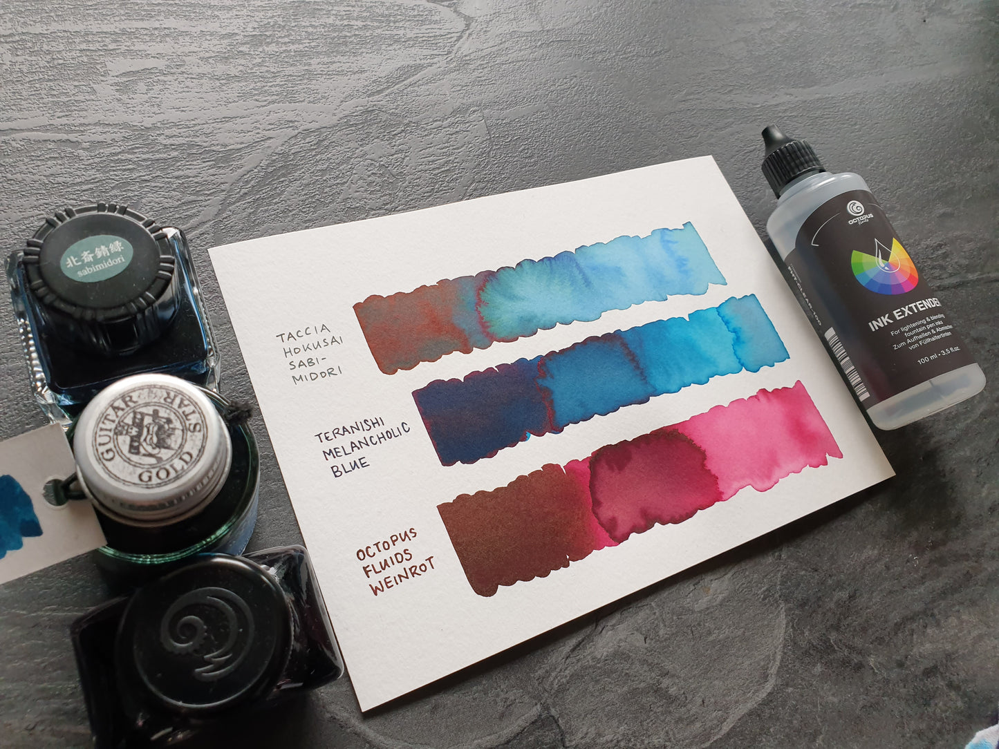 Octopus Fluids: Farblose Schreibtinte, "Ink Extender" zum Aufhellen von Füllhaltertinten, 100 ml