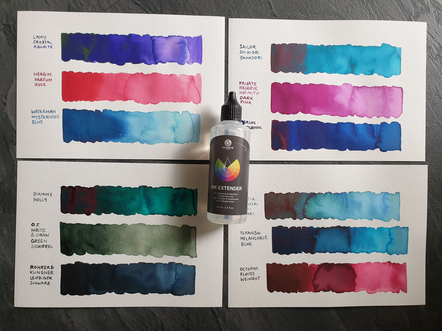 Octopus Fluids: Farblose Schreibtinte, "Ink Extender" zum Aufhellen von Füllhaltertinten, 100 ml