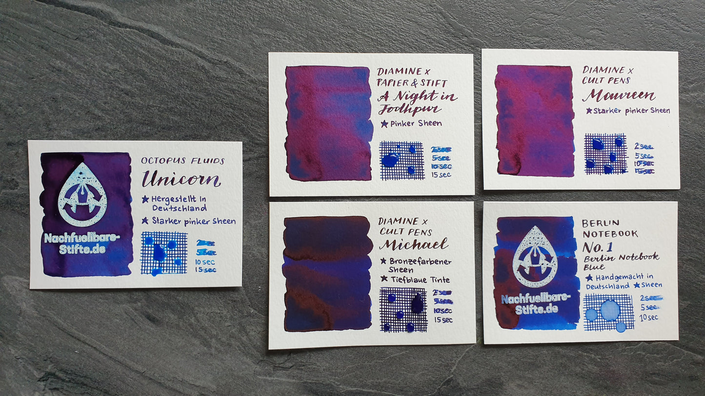 Octopus Fluids Sheen-Tinte "Unicorn", Füllhaltertinte 30ml