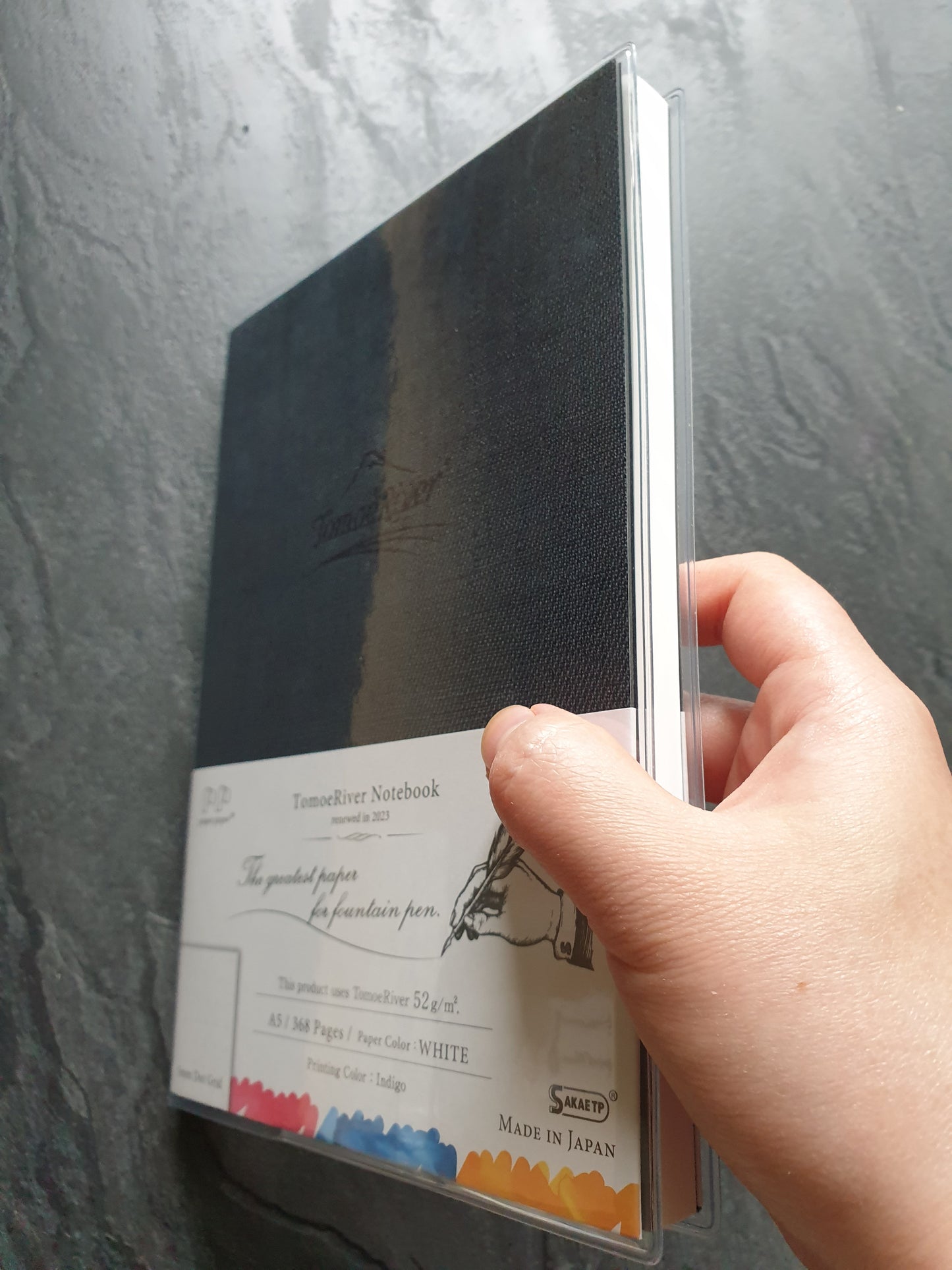 Hardcover Tomoe River Notizbuch, DIN A5, weißes Papier, 3 Lineaturen