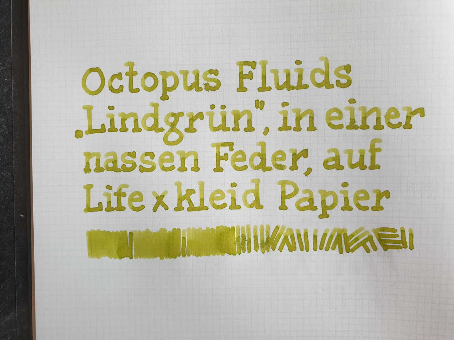 Octopus Fluids Feinste Schreibtinte "Lindgrün", Füllhaltertinte in 2 Größen