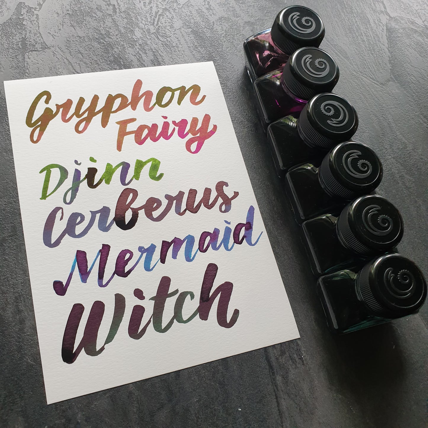 Octopus Fluids Sheen-Tinten Miniflaschen, Geschenksets mit 6x10ml