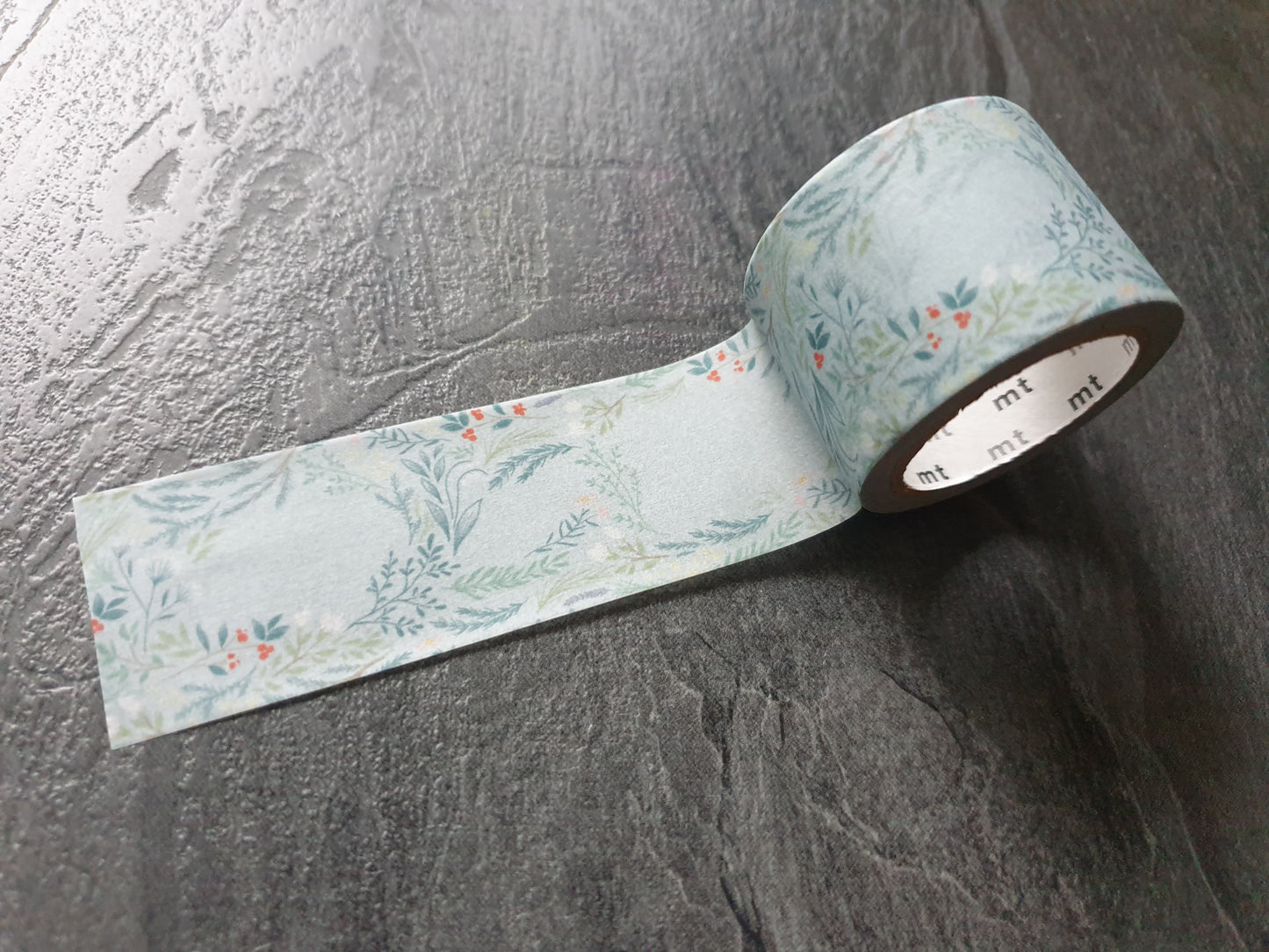 mt Beschriftbares Washi Tape mit Pflanzenmotiv, 30mm x 7 m