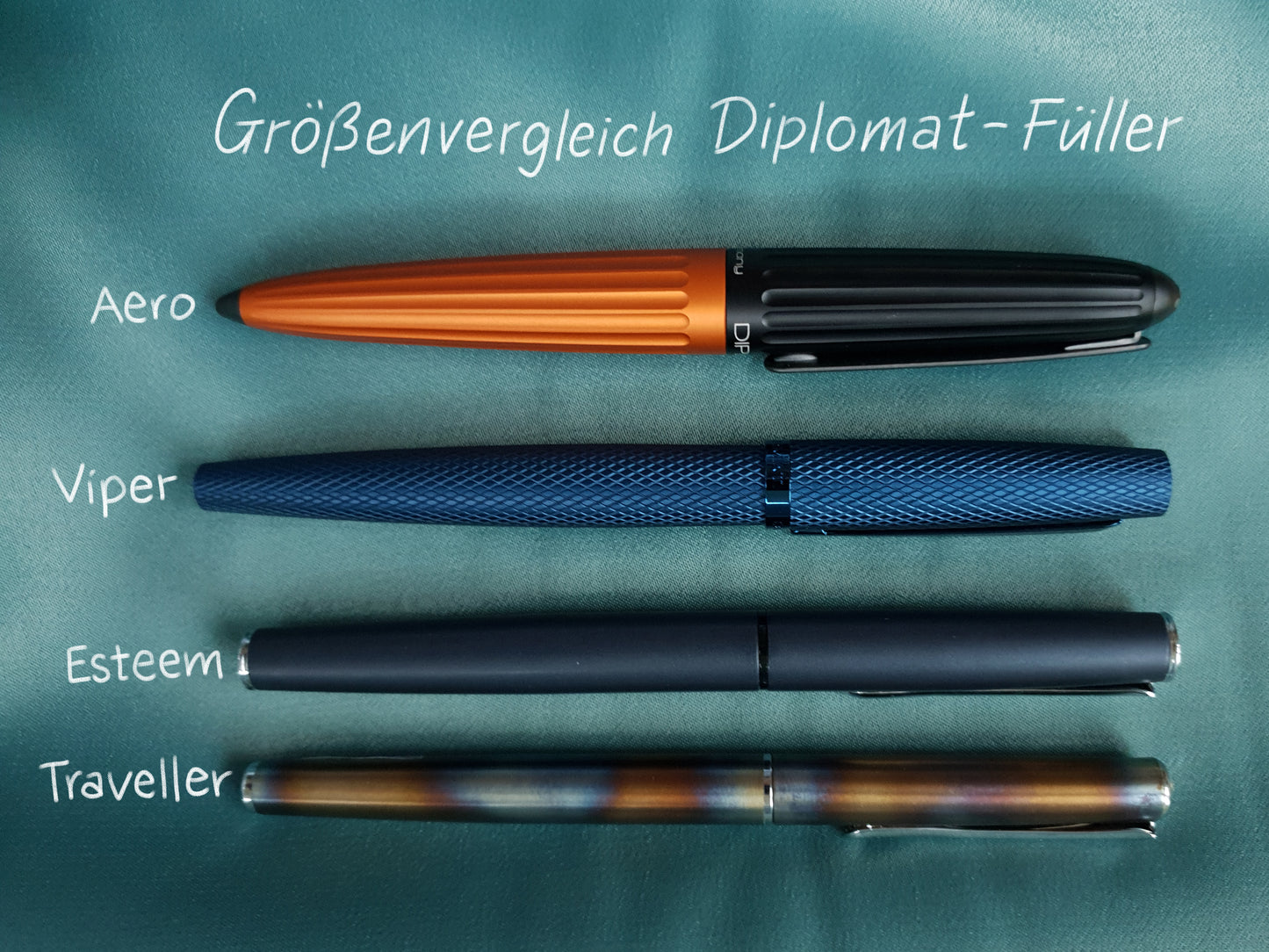 Diplomat Traveller Füllhalter, Farbe: Funky Green