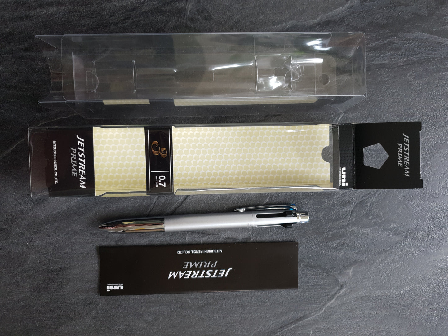Uni Jetstream Prime 3-color: 3 in 1 Kugelschreiber mit 0.7mm Minen