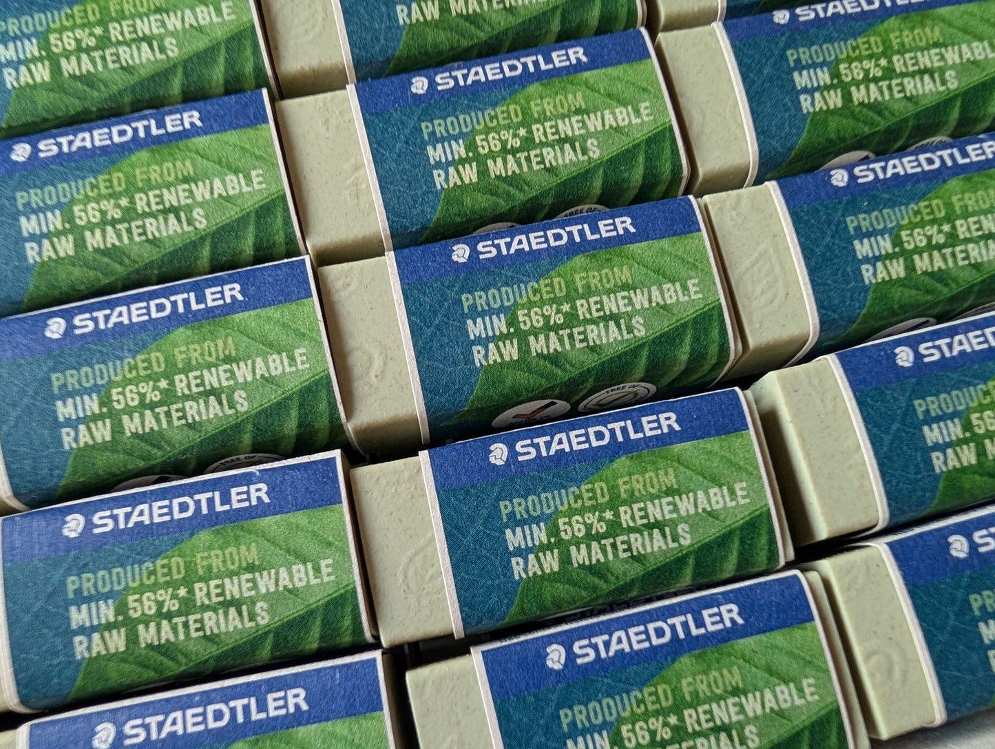 STAEDTLER Radiergummi, olivgrün, sehr klein, aus Ernteresten