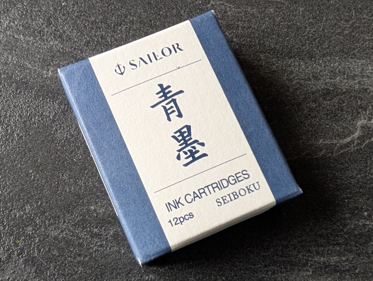 Sailor Patronen mit pigmentierter Füllhaltertinte, 12er Packung