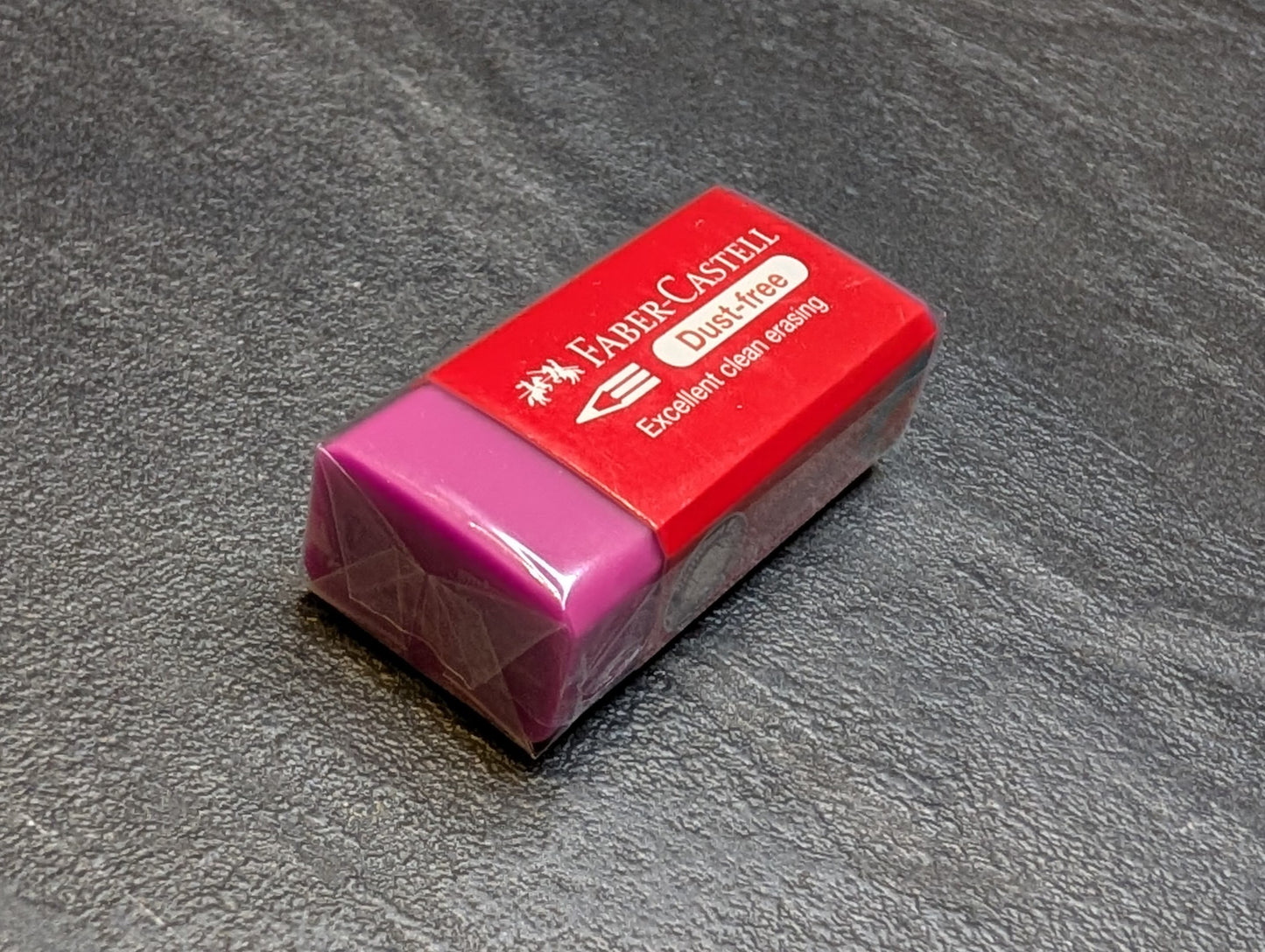 Faber Castell Radiergummi, Dust-Free, klein, PVC-frei in 3 Farben