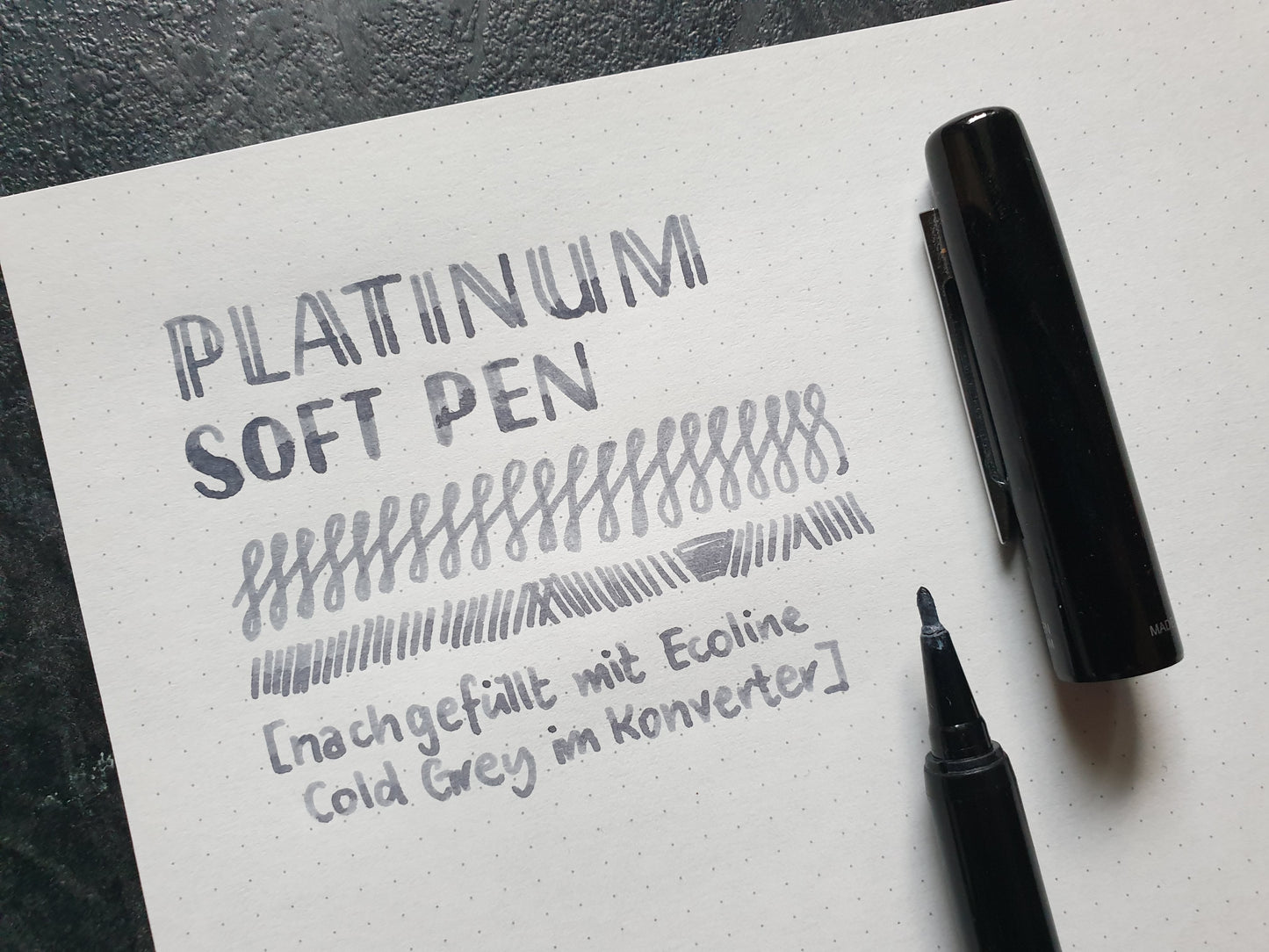 Nachfüllbarer Filzstift: Platinum Soft Pen