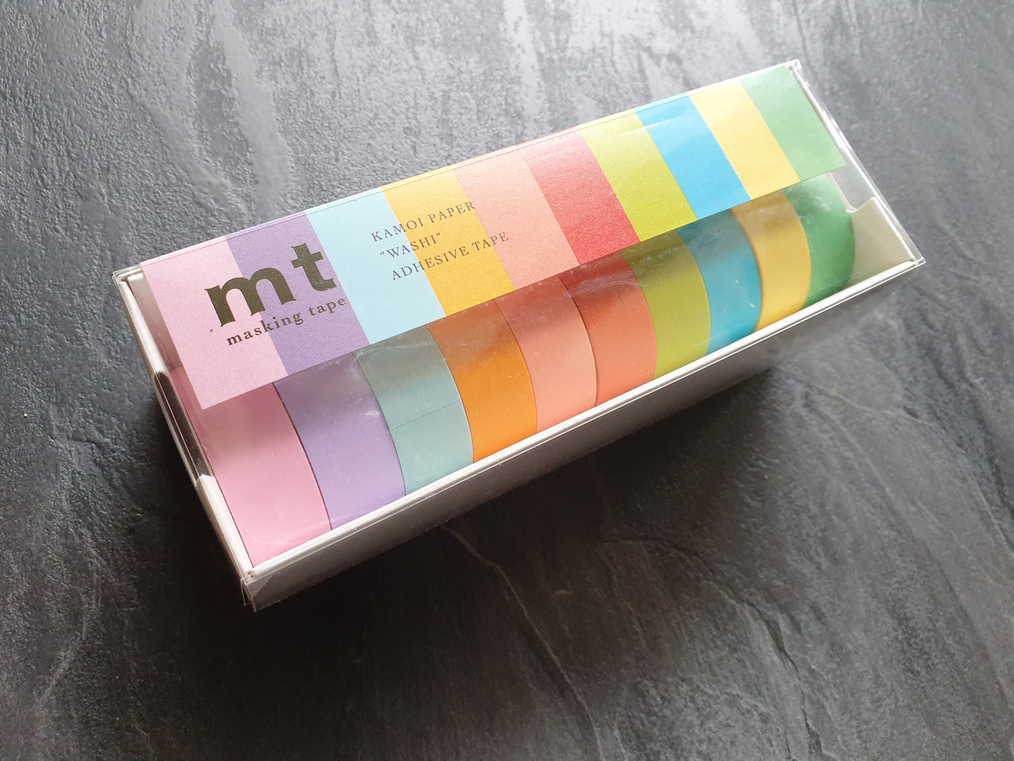 mt Washi Tape Set, 15mm x 7 m, 10 Rollen