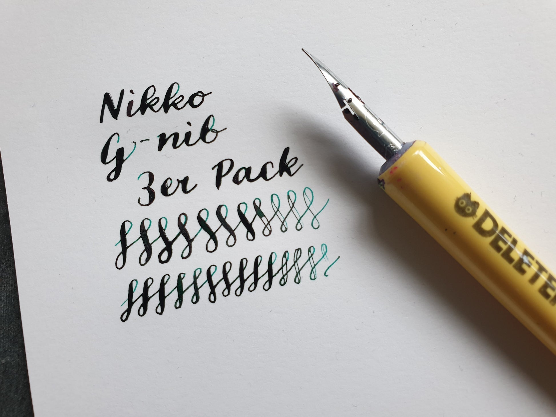 DELETER / Nikko G-Pen (G-nib), 3er Set, flexible Zeichenfeder