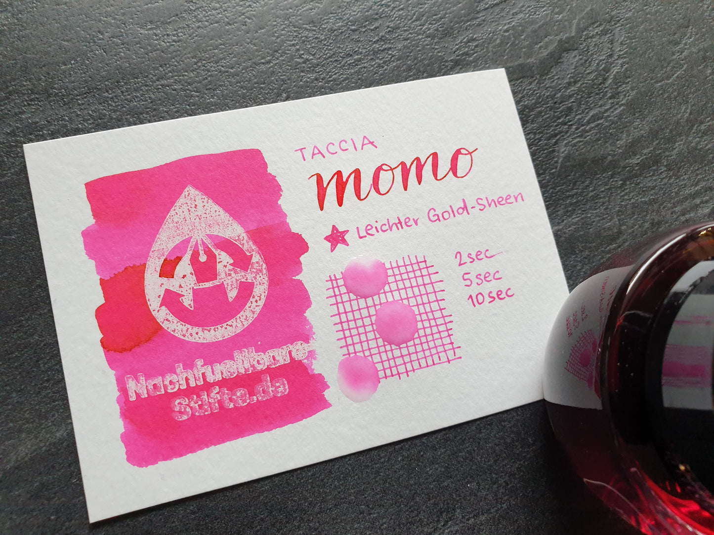 Taccia Füllhaltertinte "Momo" (pink), 40ml