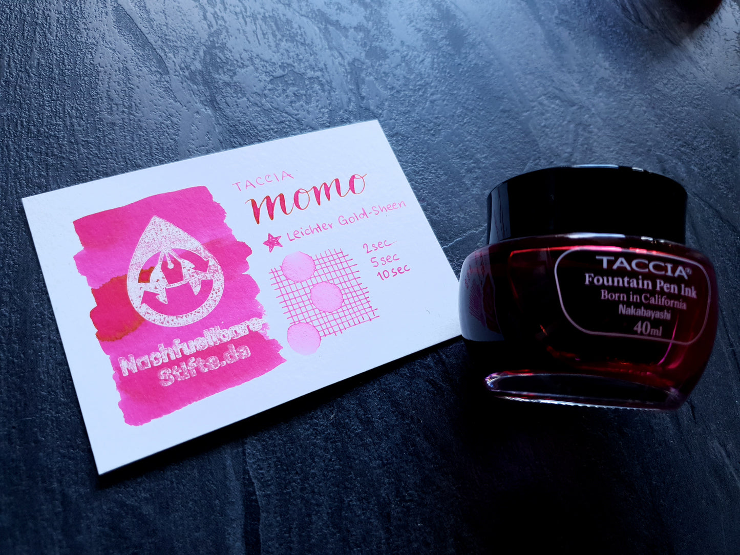 Taccia Füllhaltertinte "Momo" (pink), 40ml