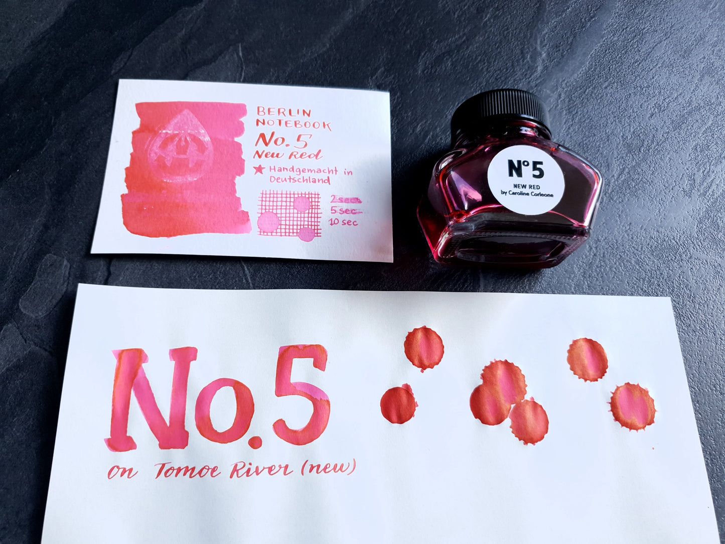 Berlin Notebook No.5 [New Red] Füllhaltertinte, 30ml Glas