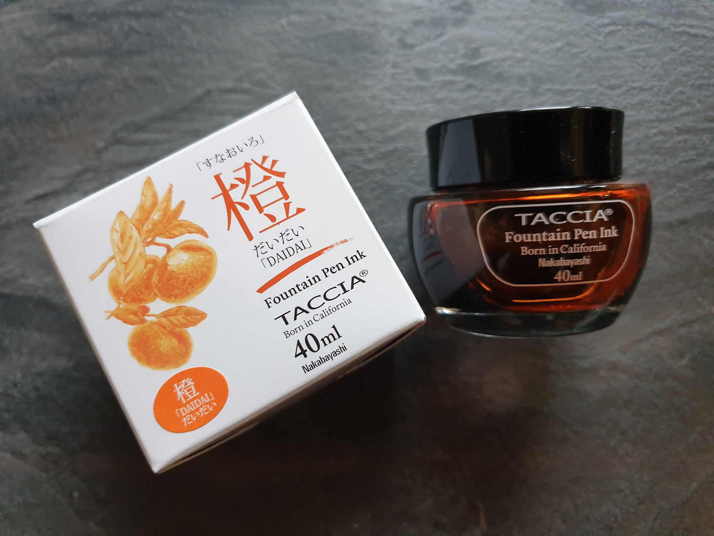 Taccia Füllhaltertinte "Daidai" (orange), 40ml