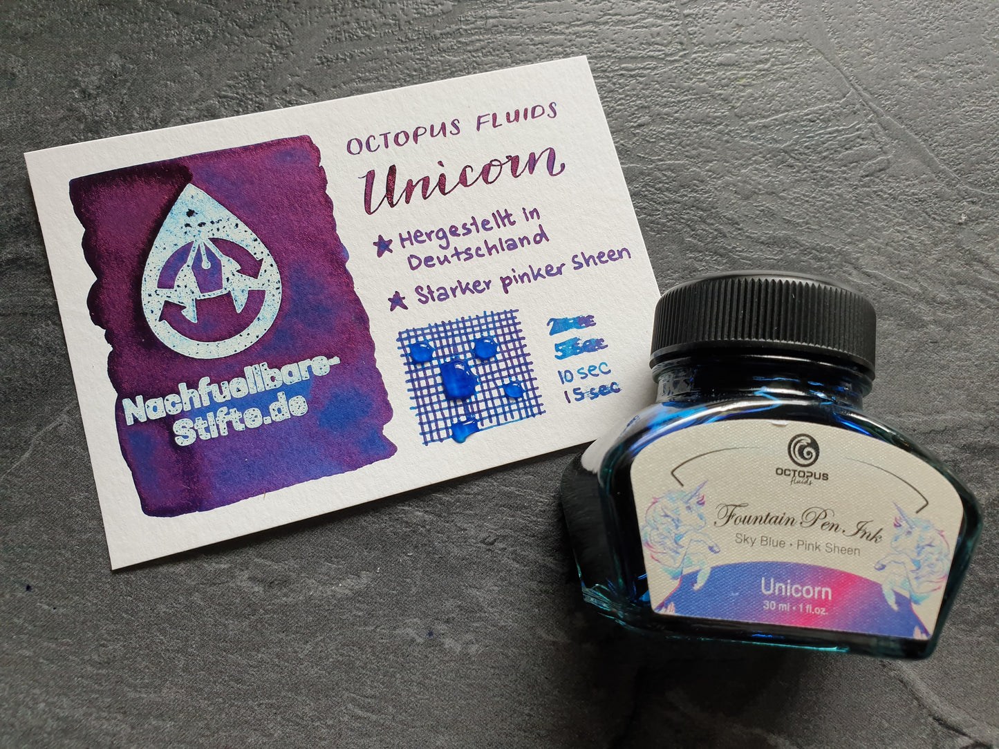 5ml Tintenprobe: Octopus Fluids Sheen Tinten