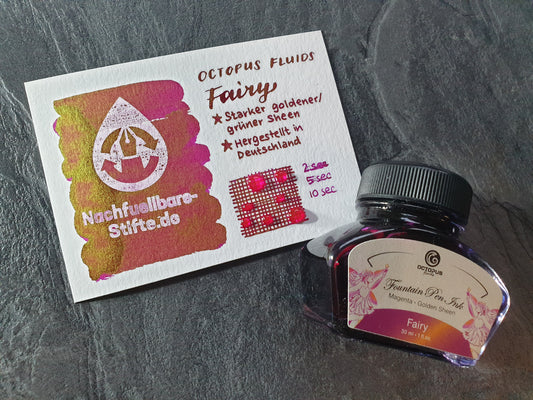 Octopus Fluids Sheen-Tinte "Fairy", Füllhaltertinte 30ml