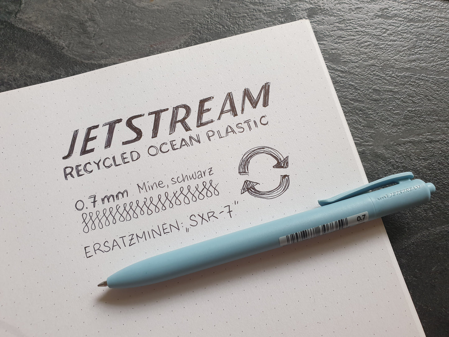 Uni-ball Jetstream Recycled Ocean Plastic, 0.7mm Mine