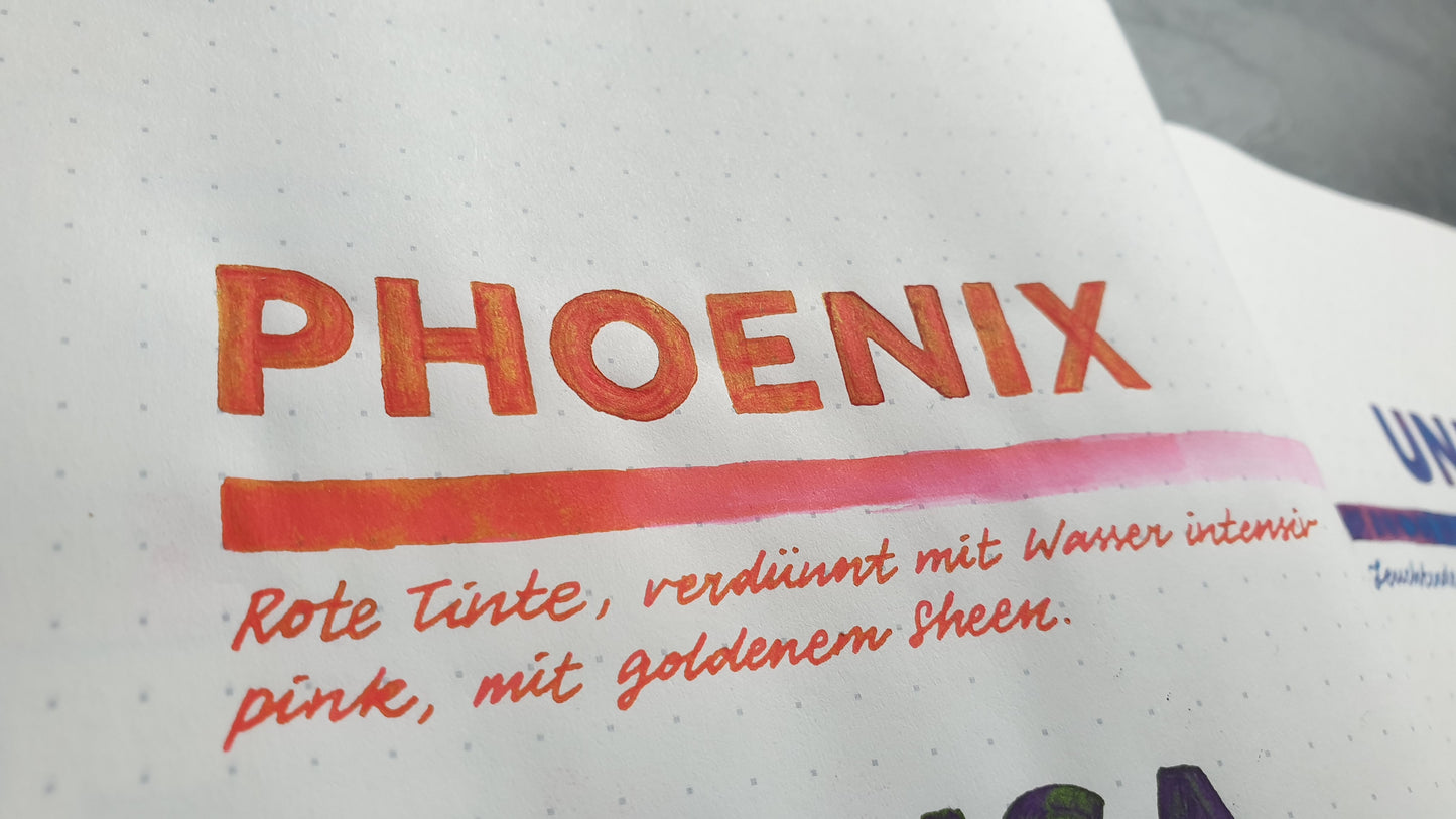 Octopus Fluids Sheen-Tinte "Phoenix", Füllhaltertinte 30ml