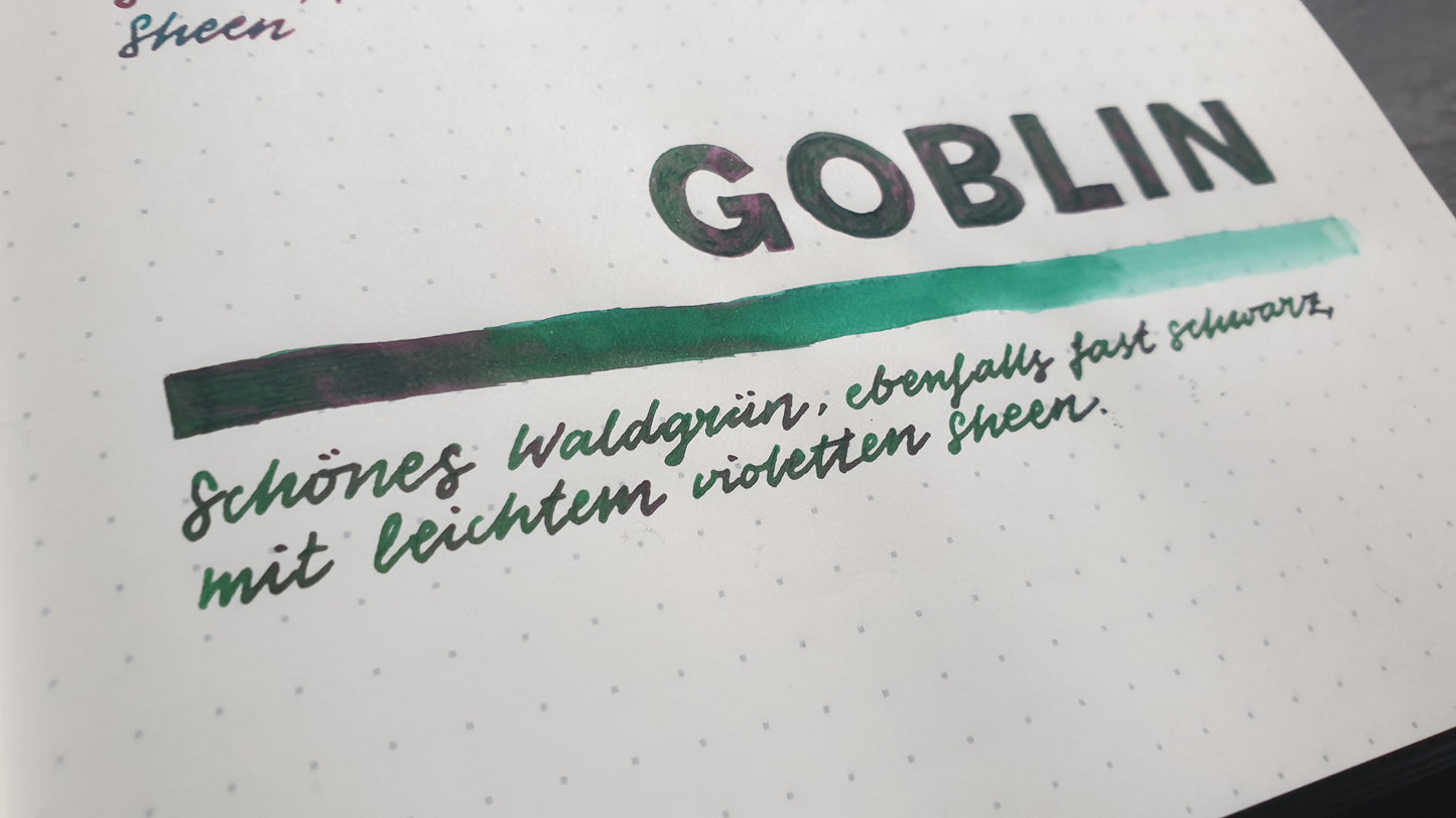 Octopus Fluids Sheen-Tinte "Goblin", Füllhaltertinte 30ml