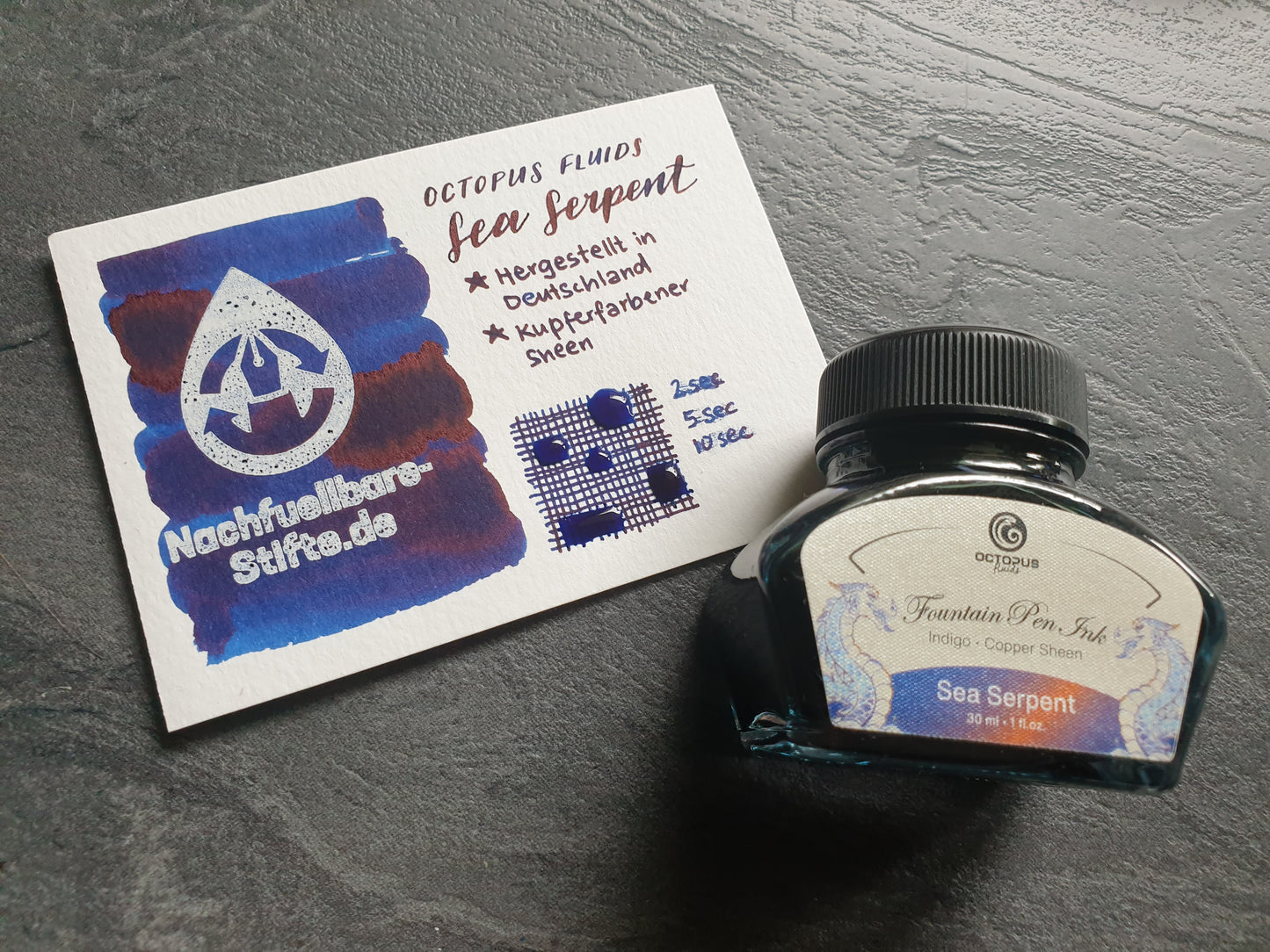 5ml Tintenprobe: Octopus Fluids Sheen Tinten