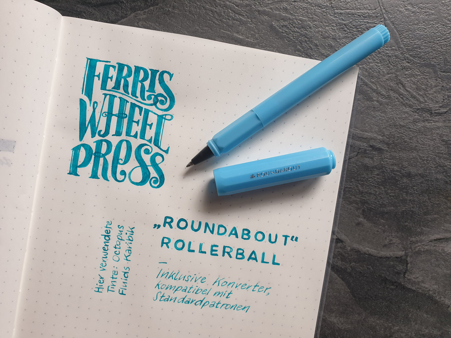 Ferris Wheel Press: Roundabout Pen, Rollerball inkl. Konverter