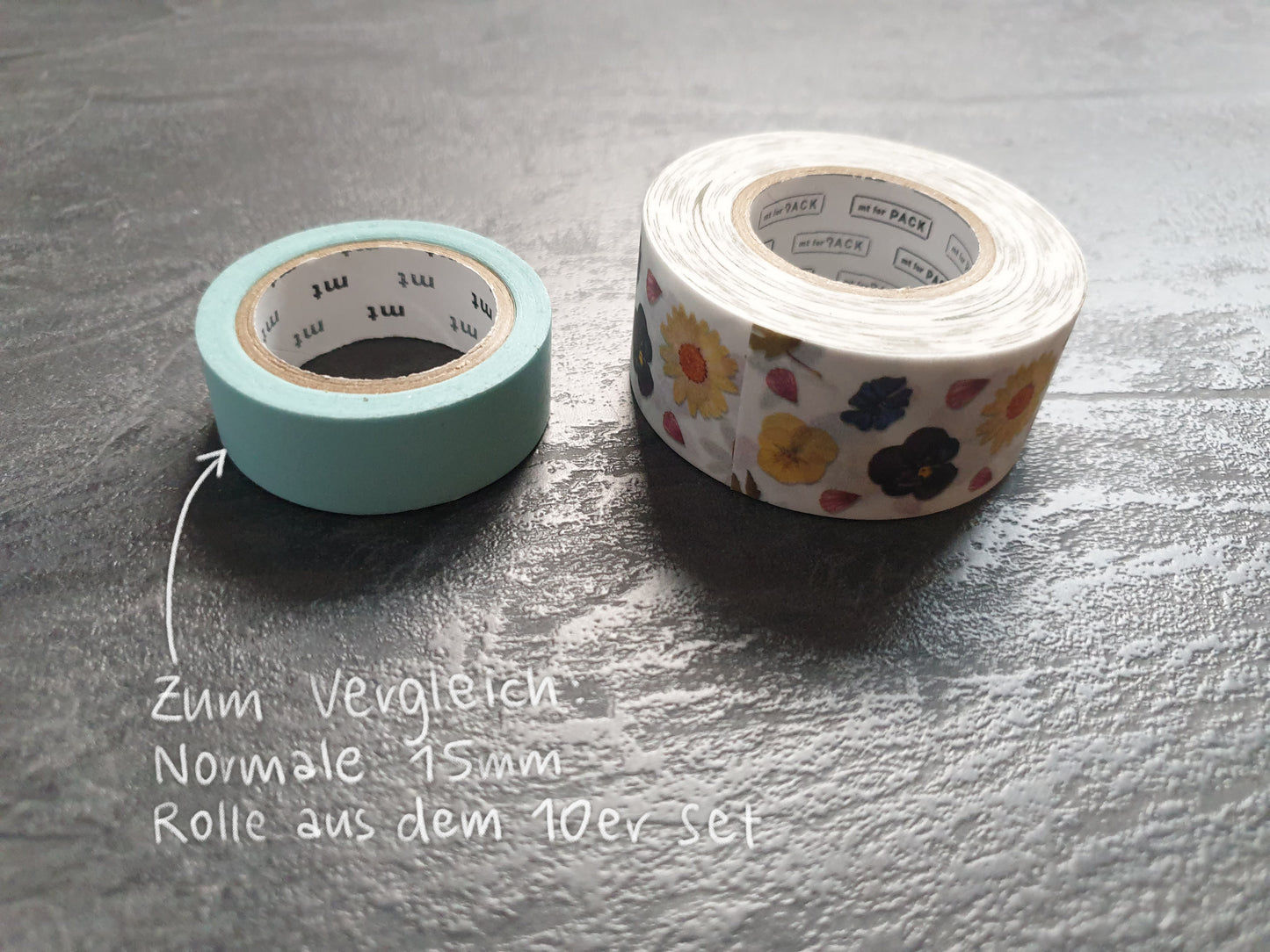 "mt for pack packaging tape", Verpackungband aus Papier, 25mm x 15m