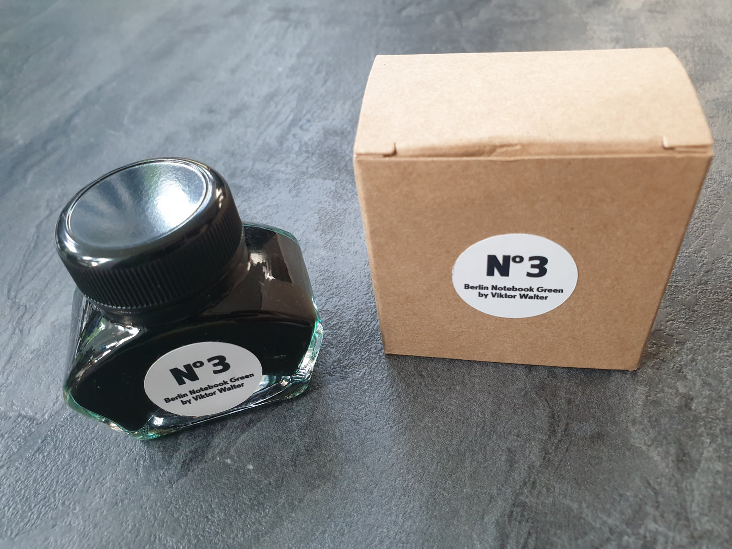 Berlin Notebook [Green] No.3 Füllhaltertinte, 30ml Glas