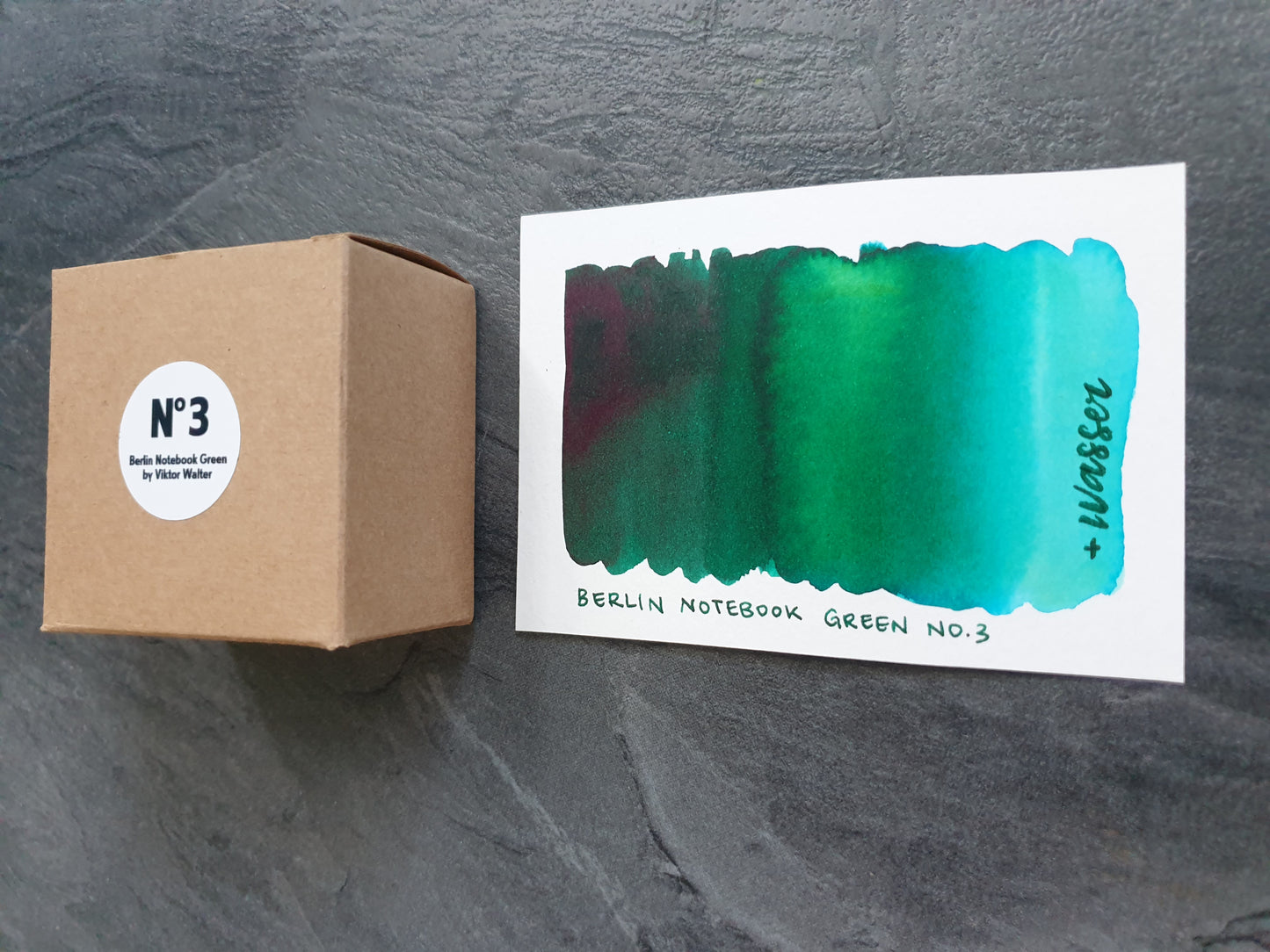 Berlin Notebook [Green] No.3 Füllhaltertinte, 30ml Glas