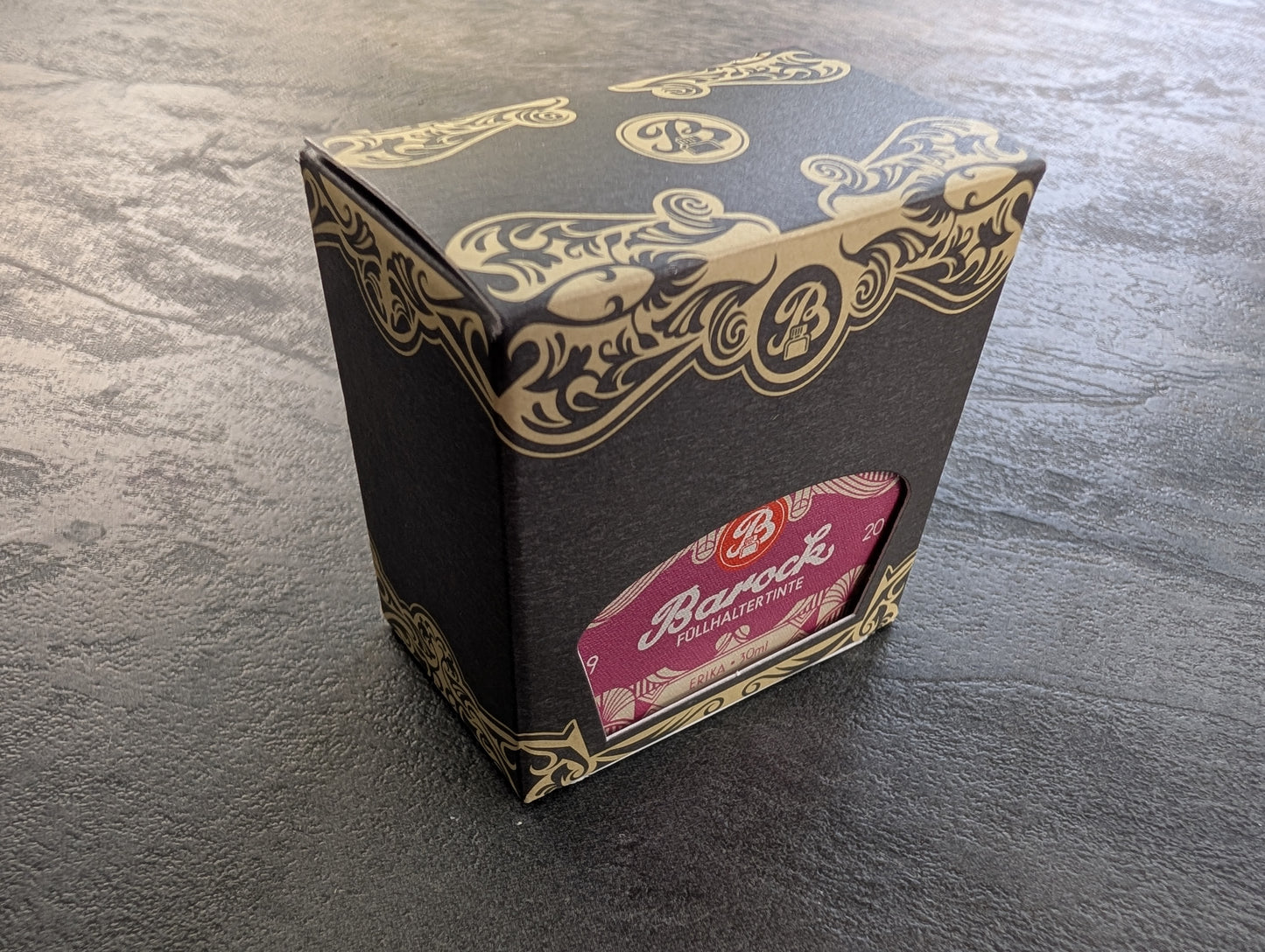 Barock 1920 Füllhaltertinte "Erika", violett-pink, 30ml Glas