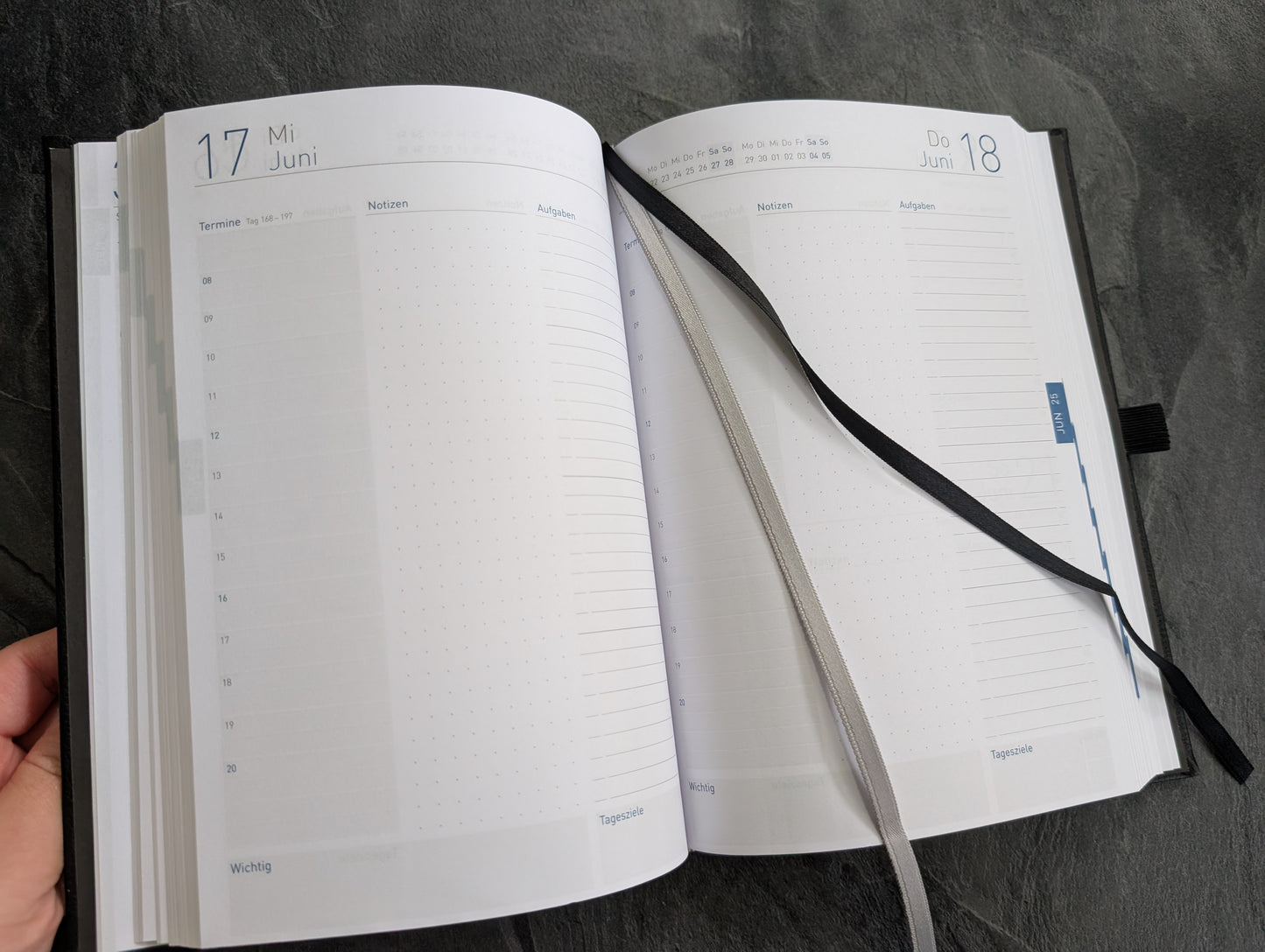 Häfft Organizer, Day by Day 2026, DIN A5, Buchkalender FSC zertifiziert