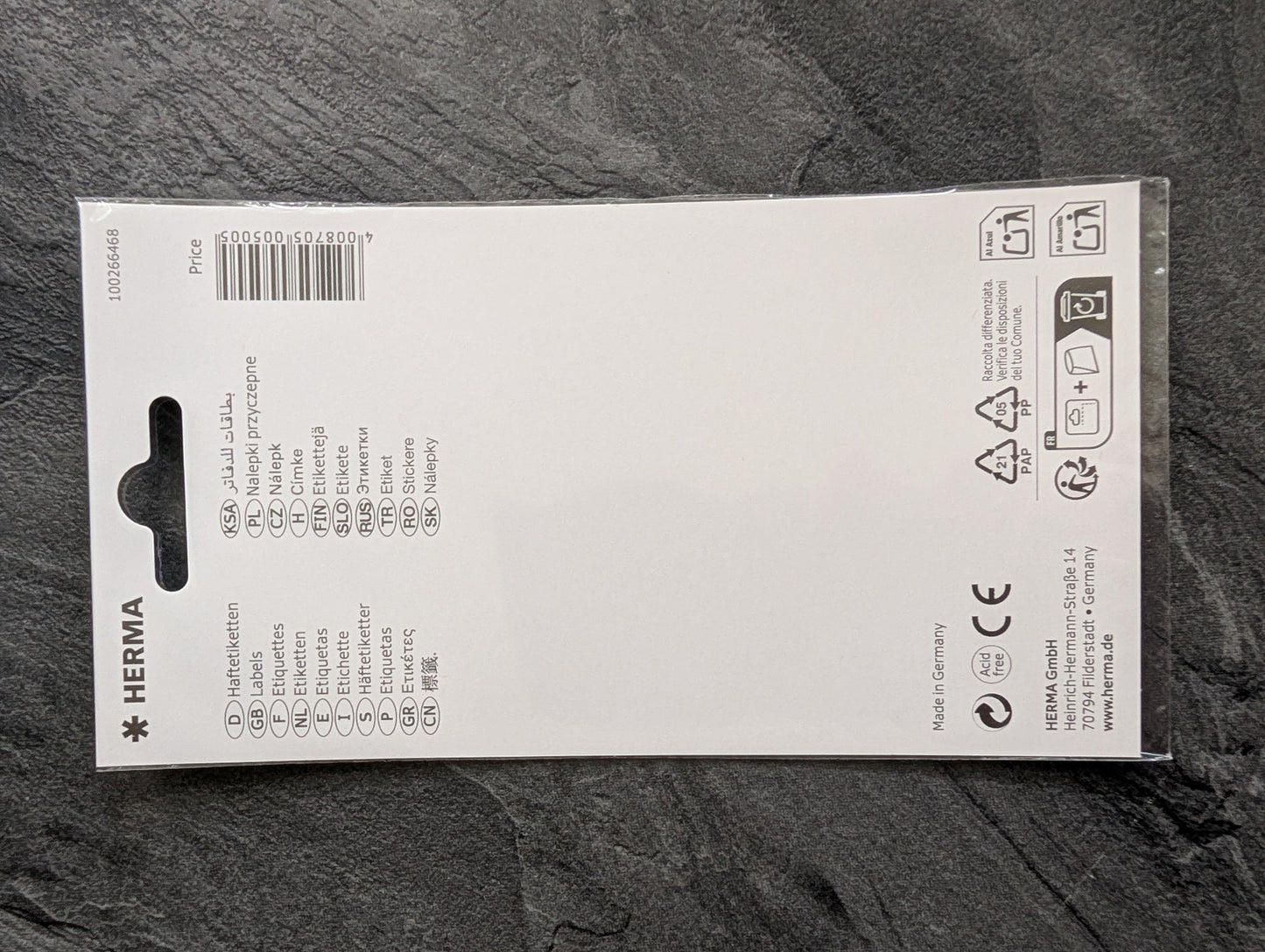 Runde Mini-Etiketten permanent, Ø13mm, 240 Stück, weiß, HERMA 1860