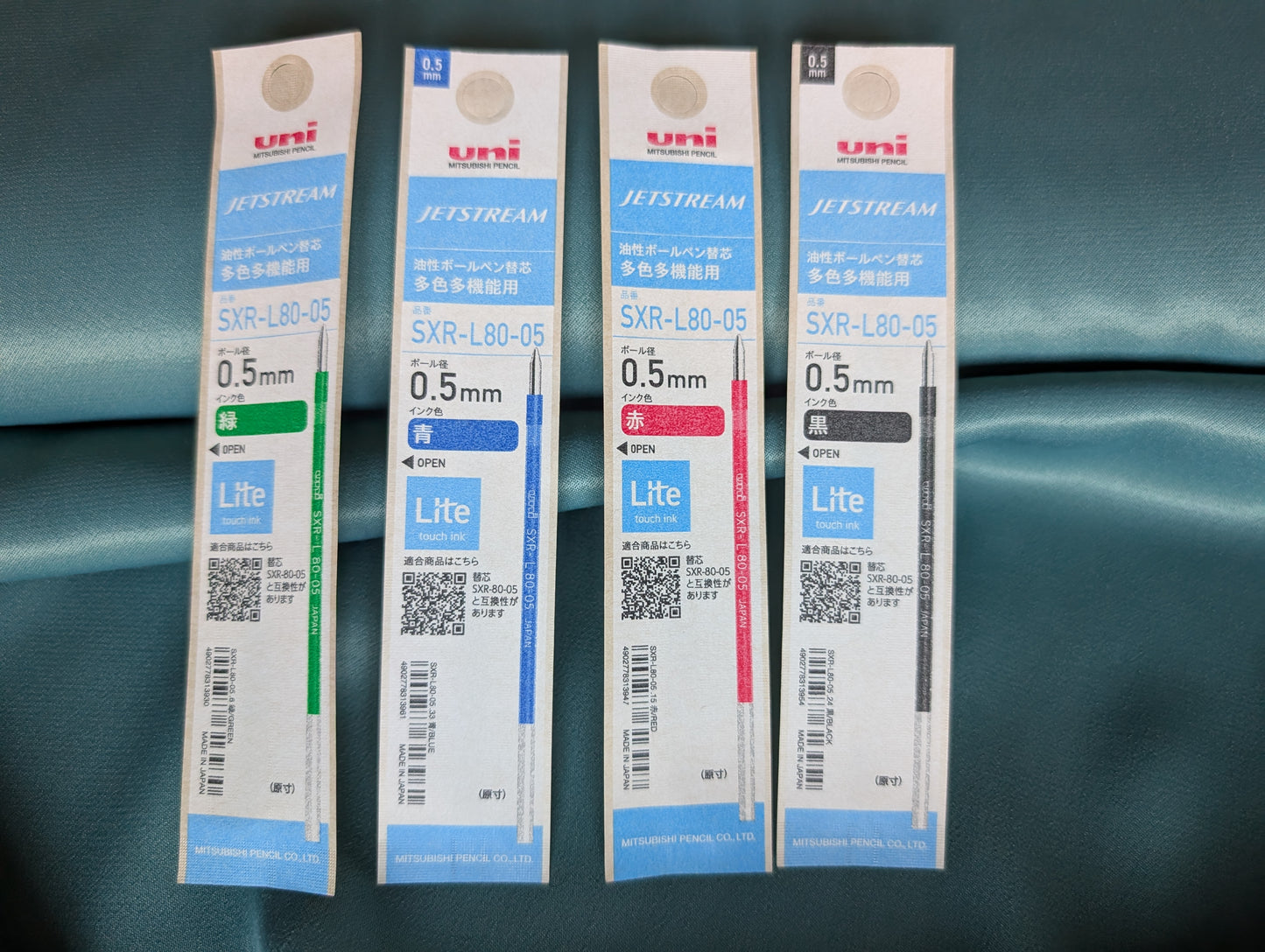 Uni Jetstream "Lite Touch" Refills SXR-L80-05, 0,5mm Spitze