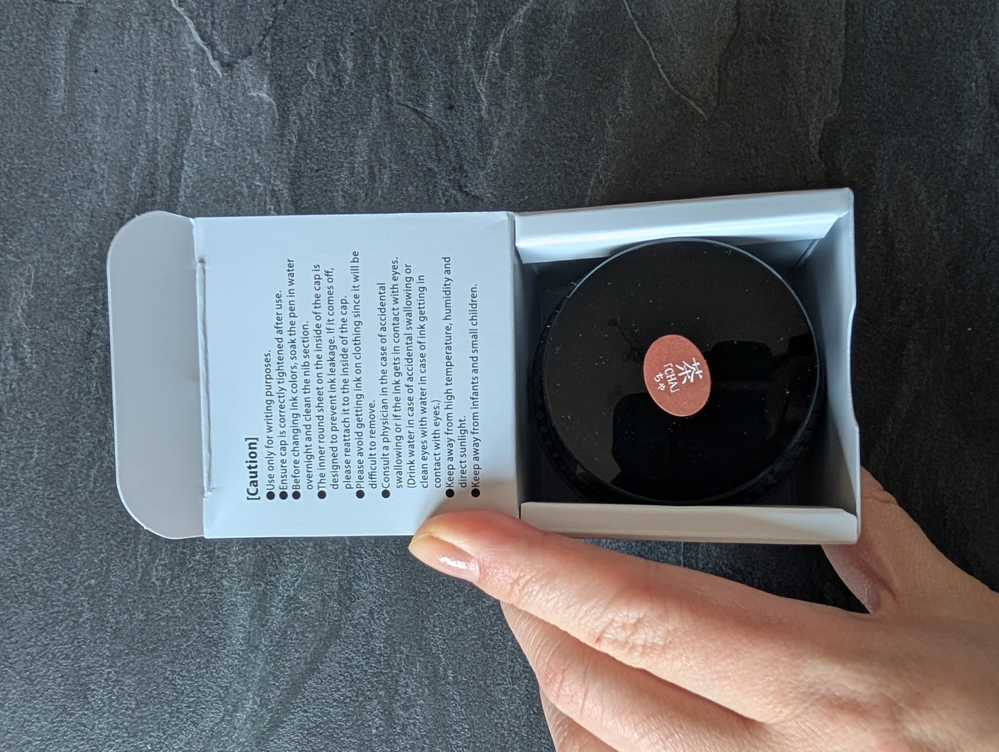 Taccia Füllhaltertinte "Cha" (braun), 40ml Glas