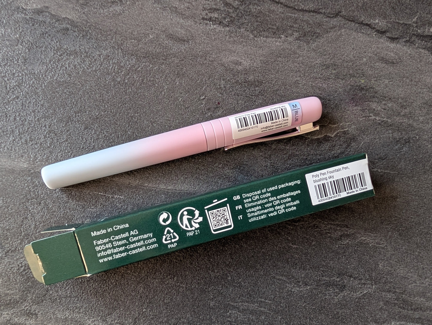 Faber-Castell "Poly Pen" Füllhalter, M-Feder, neue Farben