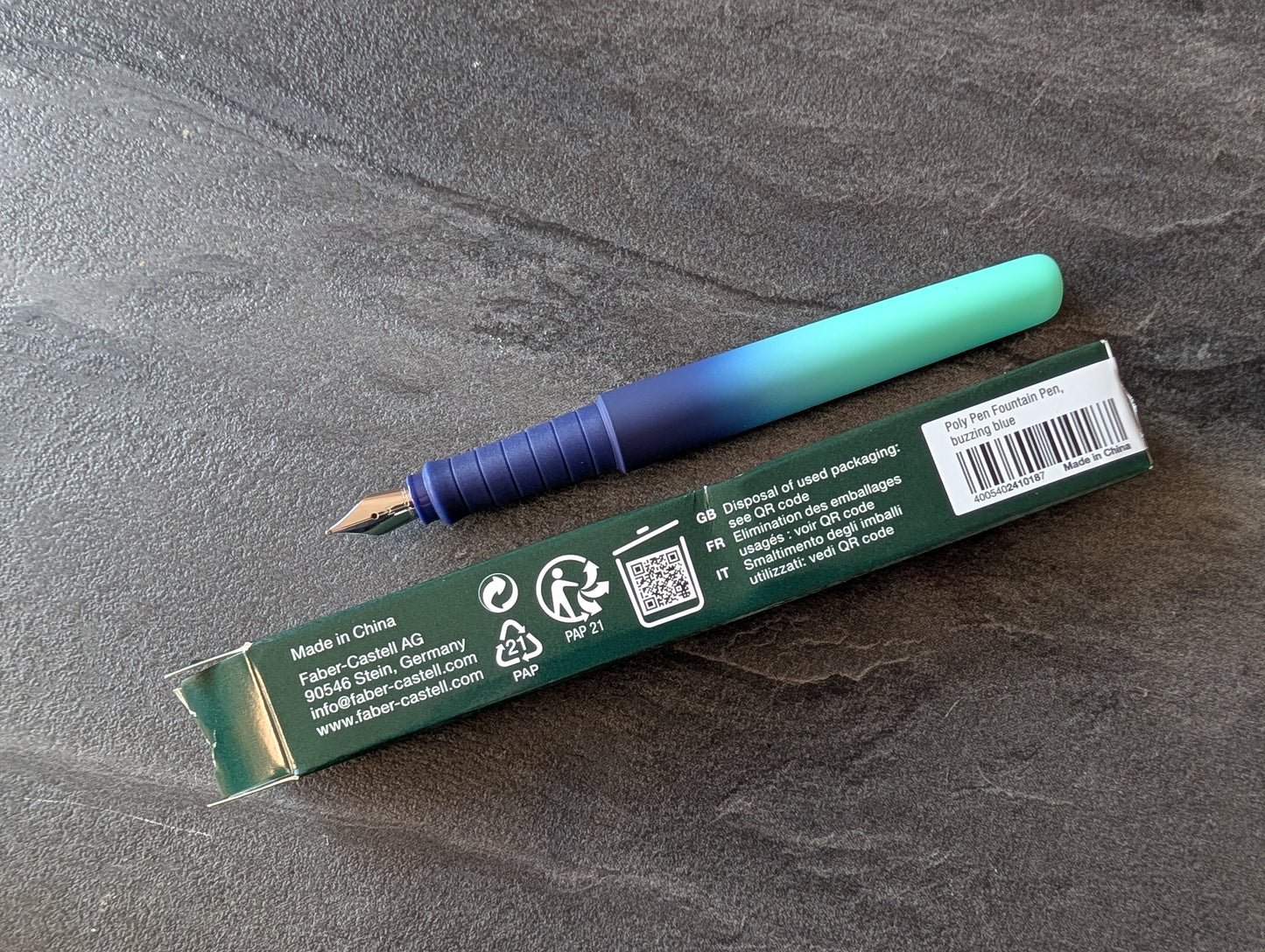 Faber-Castell "Poly Pen" Füllhalter, M-Feder, neue Farben
