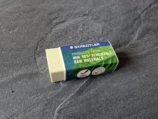 STAEDTLER Radiergummi, olivgrün, sehr klein, aus Ernteresten