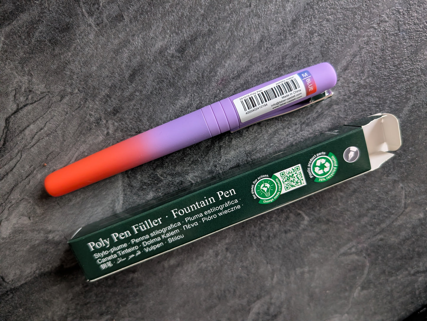 Faber-Castell "Poly Pen" Füllhalter, M-Feder, neue Farben