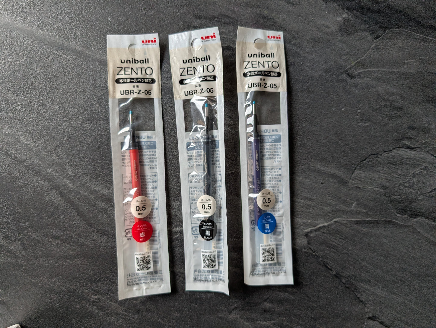 uniball ZENTO Refills UBR-Z-05 für Gelschreiber (0,5mm Spitze)