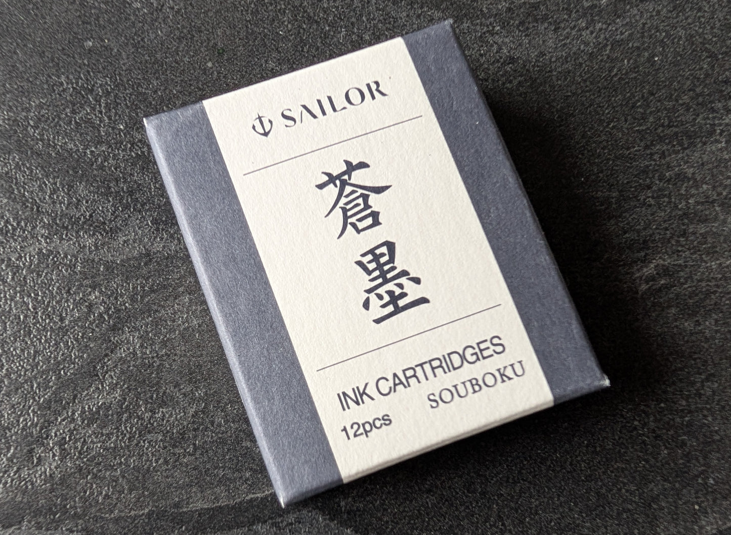 Sailor Patronen mit pigmentierter Füllhaltertinte, 12er Packung