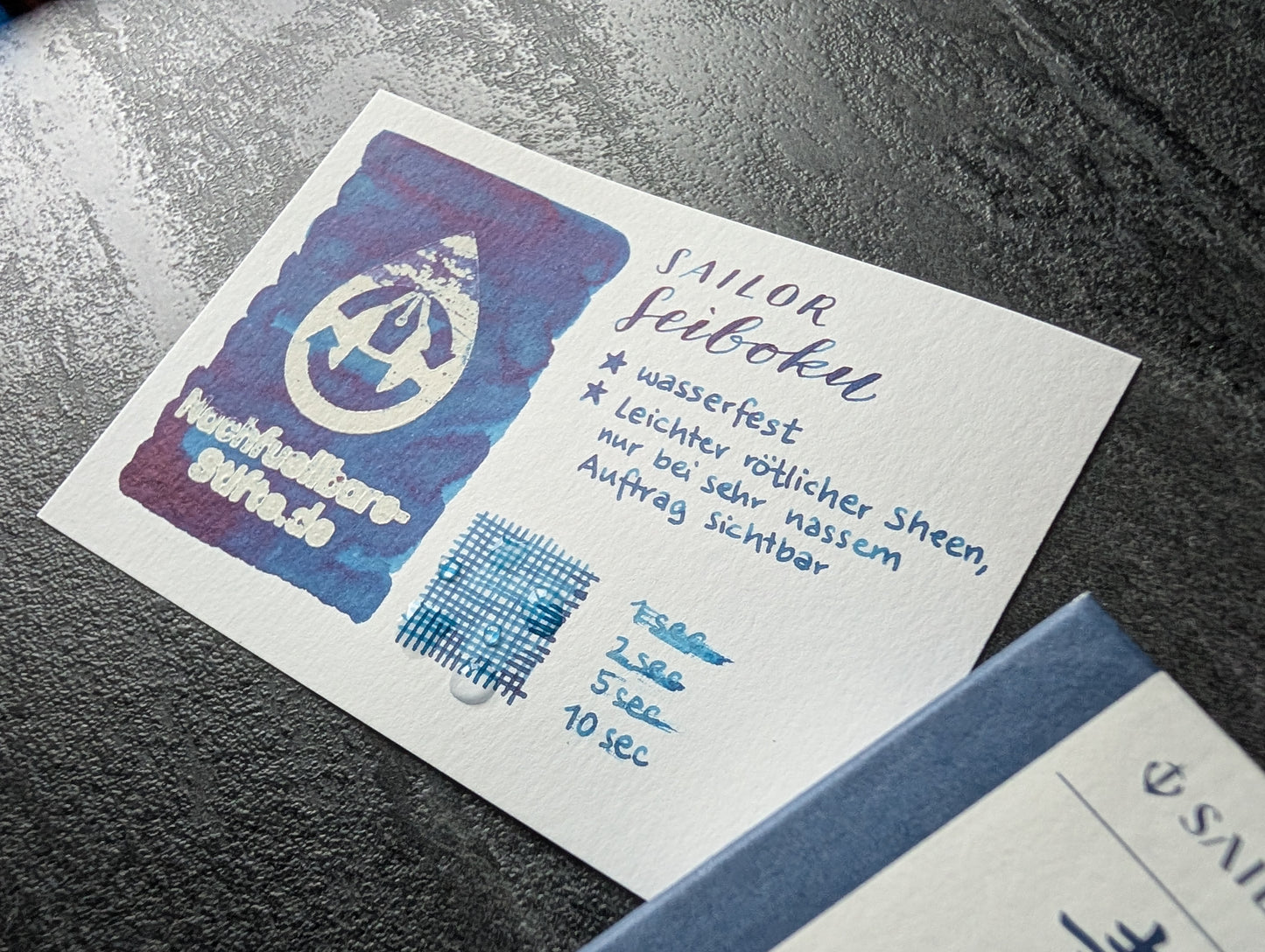 Sailor Patronen mit pigmentierter Füllhaltertinte, 12er Packung