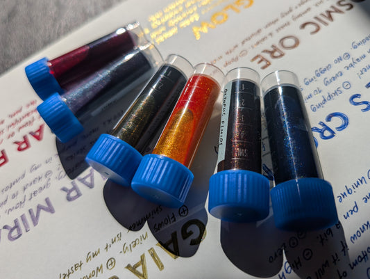 5ml Probe: Octopus Fluids Celestial Collection, Glitzertinte für Füllhalter