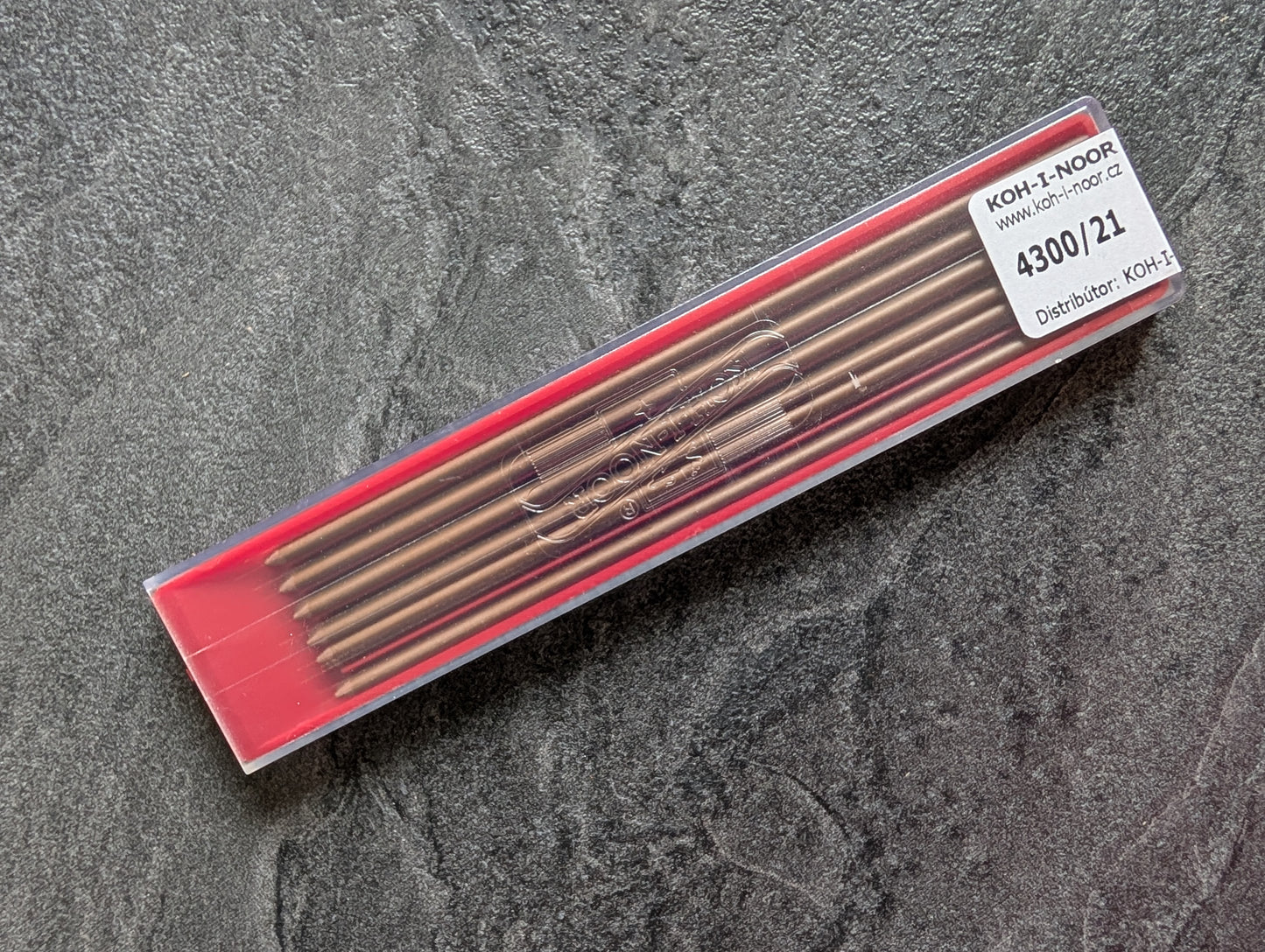 KOH-I-NOOR 2mm Farbminen, 120 mm lang, 12er Set