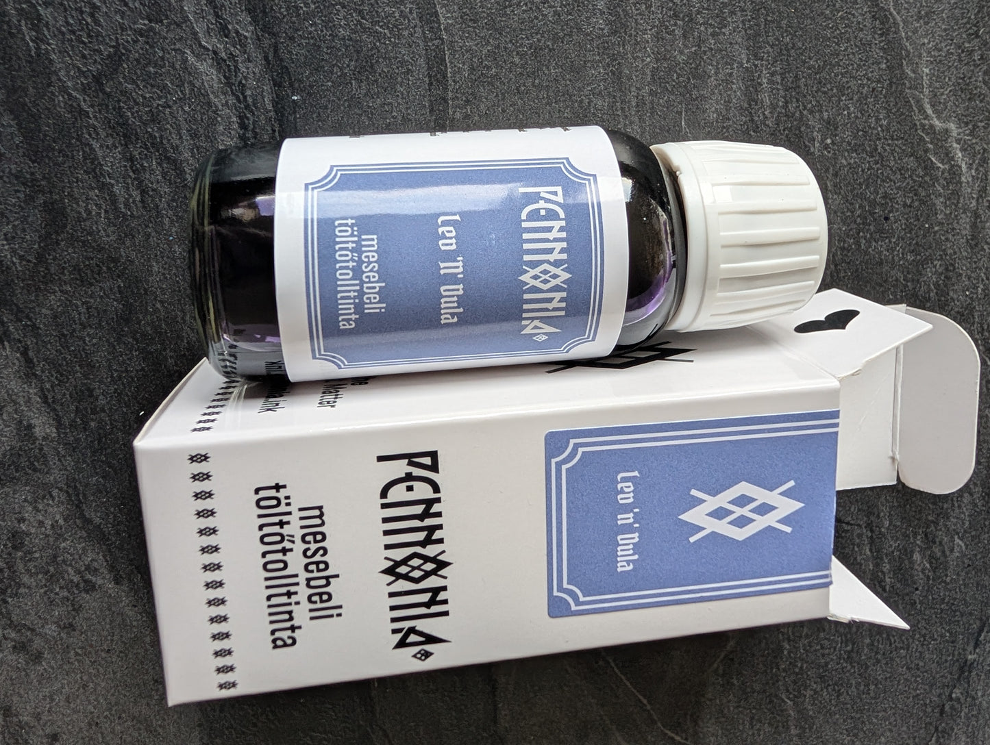 Pennonia Füllhaltertinte: Lav 'n' Der/Lev 'n' Dula, Standardsortiment, 60ml Glas
