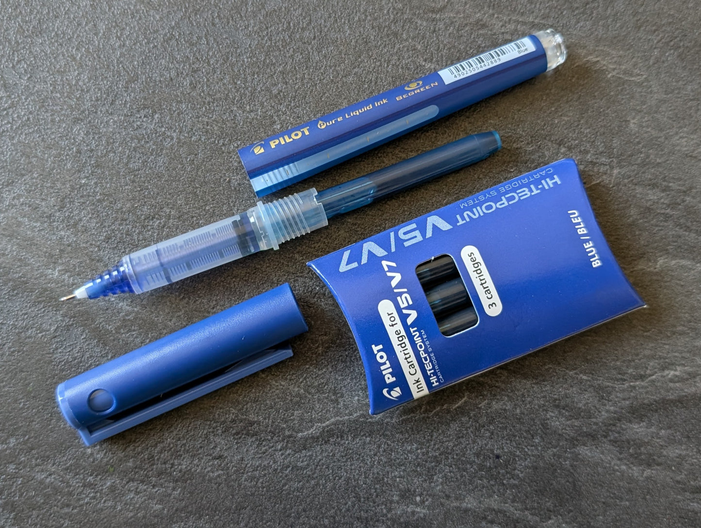 Pilot Patronen [2218] für Hi-Tecpoint Cartridge System Tintenroller 3er Set